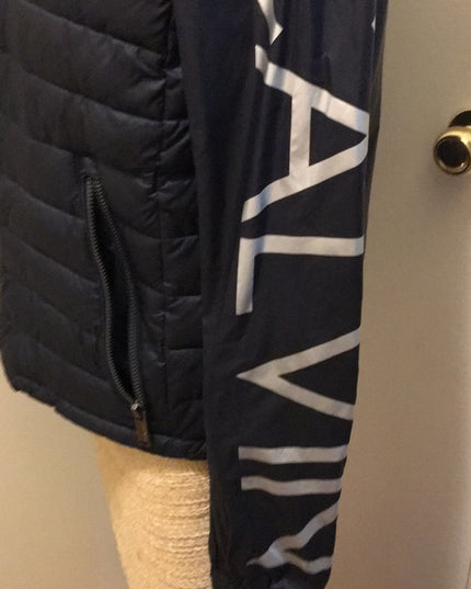 Mens SM Calvin Klein Windbreaker puffer Blue LOGO