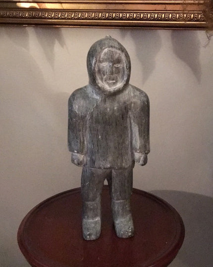 VTG Inuit Maktak LG Soapstone carving sculpture