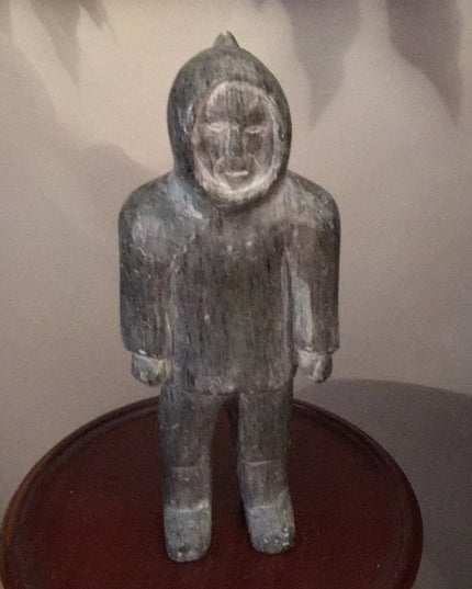 VTG Inuit Maktak LG Soapstone carving sculpture