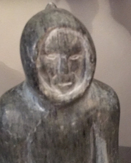 VTG Inuit Maktak LG Soapstone carving sculpture