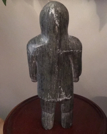 VTG Inuit Maktak LG Soapstone carving sculpture