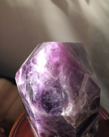 Solid Amethyst tower 15x15” Appx 17 lbs