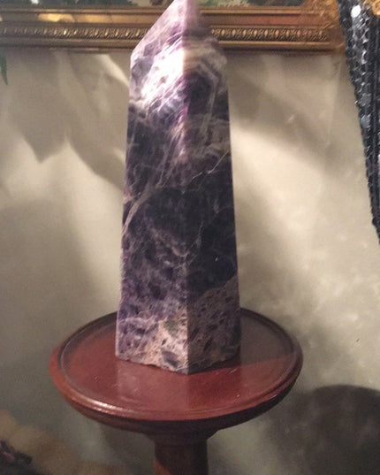 Solid Amethyst tower 15x15” Appx 17 lbs