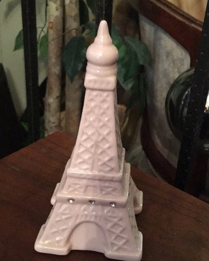 Ceramic Eiffel tower Paris coin bank