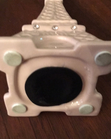 Ceramic Eiffel tower Paris coin bank