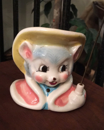 Vintage bear head vase collectible