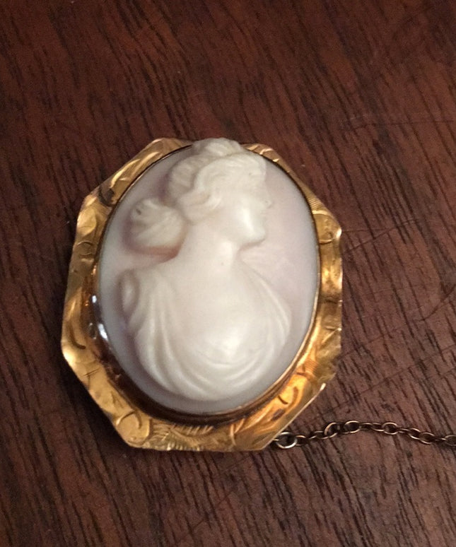 Victorian Antique 10k Gold Cameo