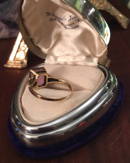 10k Gold & Amethyst Vintage ring vintage 1930s