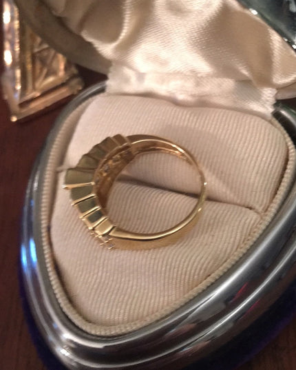 10kt Gold Diamond engagement anniversary  .5 TCW