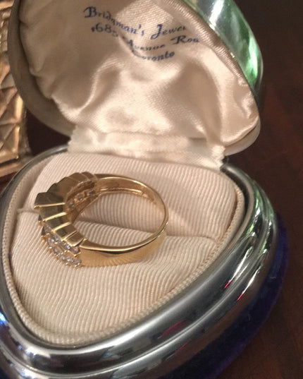 10kt Gold Diamond engagement anniversary  .5 TCW