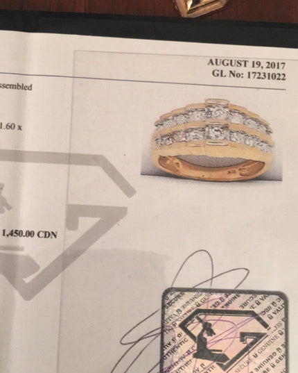 10kt Gold Diamond engagement anniversary  .5 TCW
