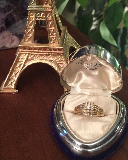 14k Gold Diamond ring w/appraisal beauty’