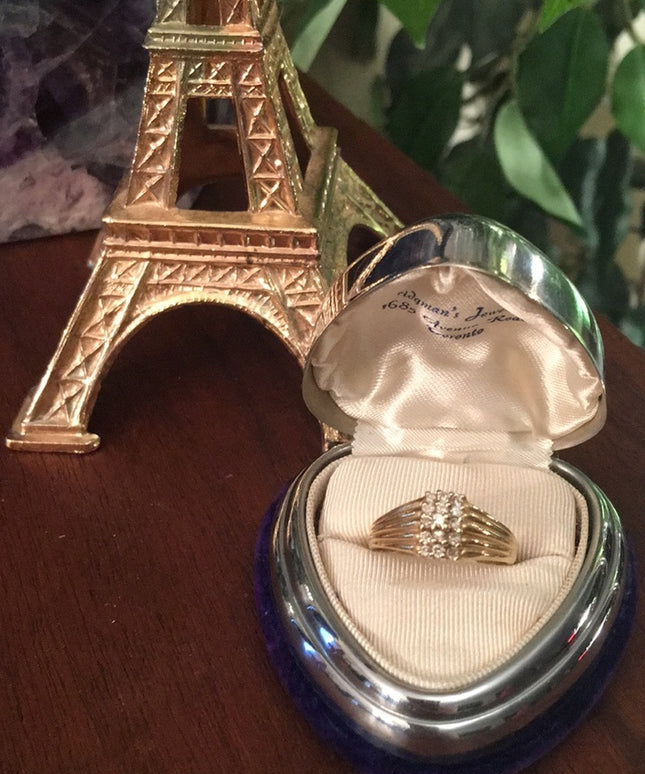 14k Gold Diamond ring w/appraisal beauty’