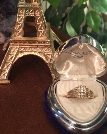 14k Gold Diamond ring w/appraisal beauty’