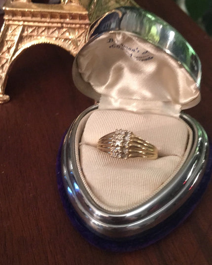 14k Gold Diamond ring w/appraisal beauty’