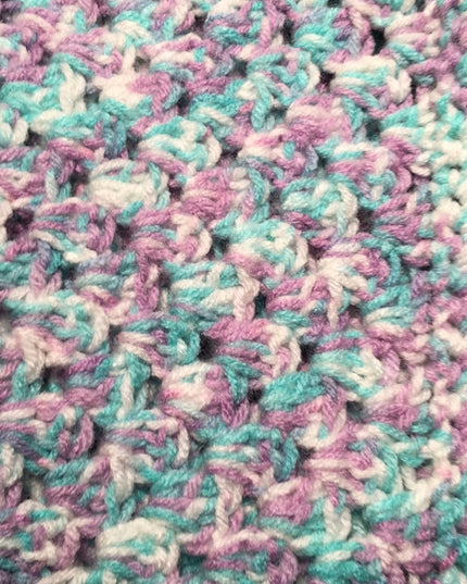 48x70” Beautiful crochet Afghan Purple tone