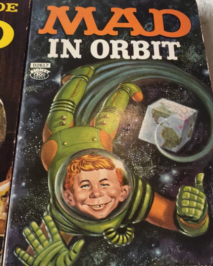 Vintage Mad comic book paperbacks lot c1960s VG