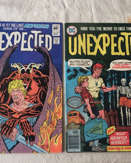 Vintage 1980s Comic book lot DC Unexpected