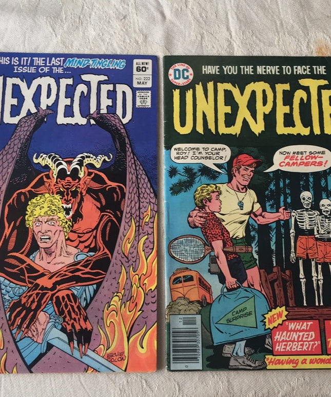 Vintage 1980s Comic book lot DC Unexpected