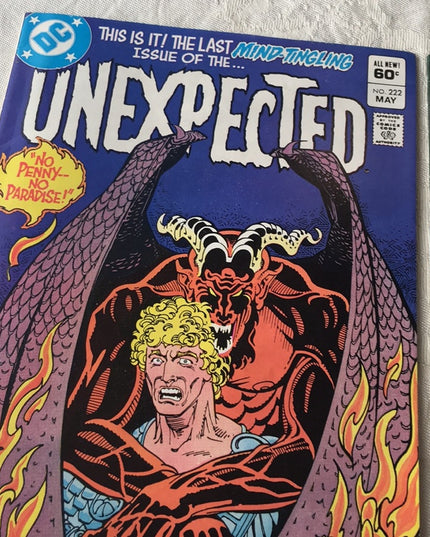Vintage 1980s Comic book lot DC Unexpected
