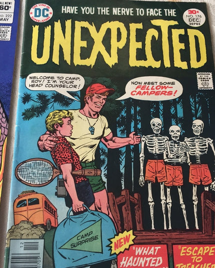 Vintage 1980s Comic book lot DC Unexpected