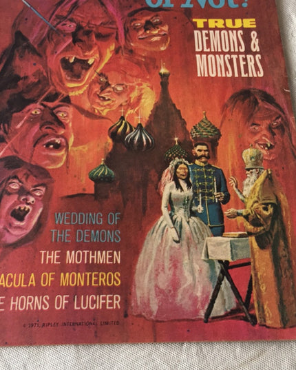 Vintage comic book lot Ripleys X2 pcs 1960s