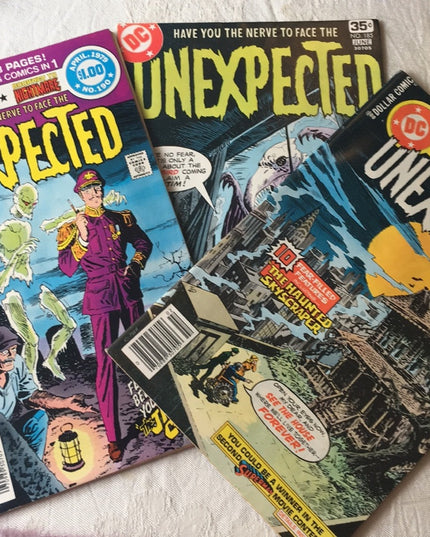 Lot of 3 pc DC comics Unexpected Vintage VG