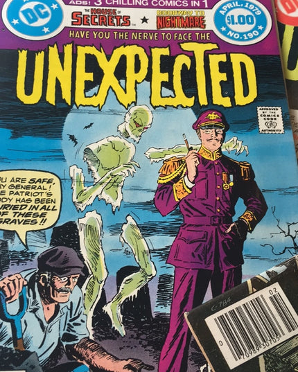 Lot of 3 pc DC comics Unexpected Vintage VG