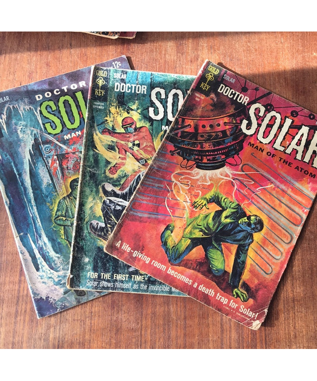 Vintage 1960s Dr Solar Comic books Lot