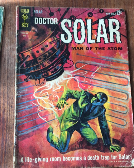 Vintage 1960s Dr Solar Comic books Lot