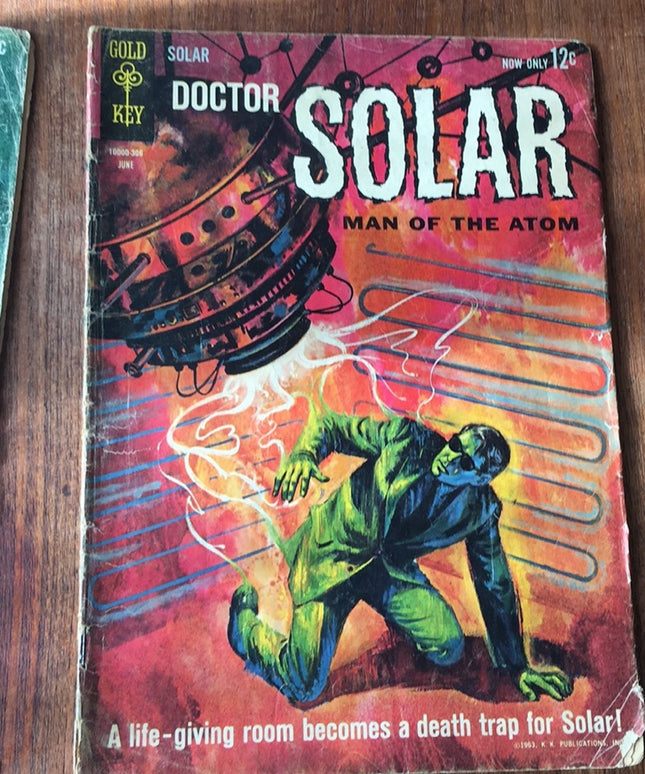Vintage 1960s Dr Solar Comic books Lot