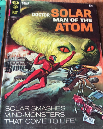 Vintage 1960s Doctor Solar comic books lot x2pc
