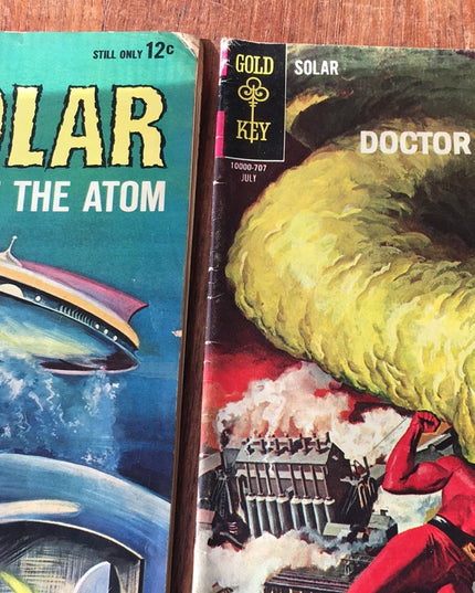 Vintage 1960s Doctor Solar comic books lot x2pc