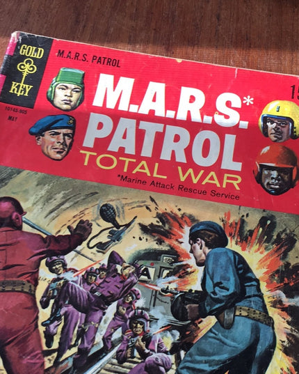 Vintage 1960s Mara Patrol comic books lot x2pc