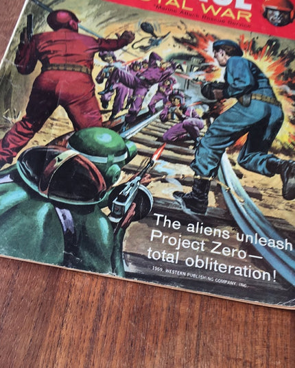 Vintage 1960s Mara Patrol comic books lot x2pc