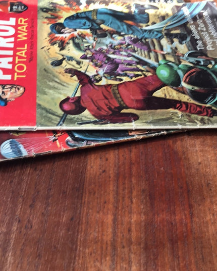 Vintage 1960s Mara Patrol comic books lot x2pc