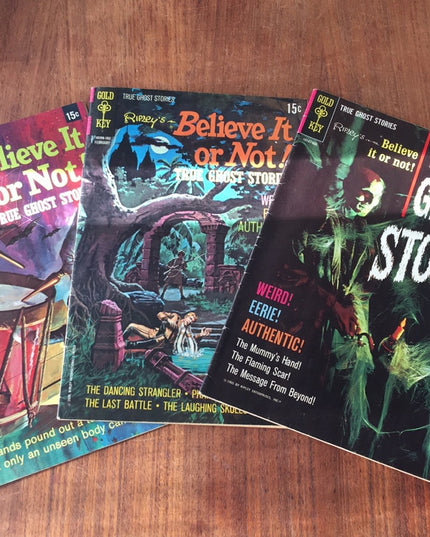 Vintage 1960s Ripleys True Ghost stories Comic lot