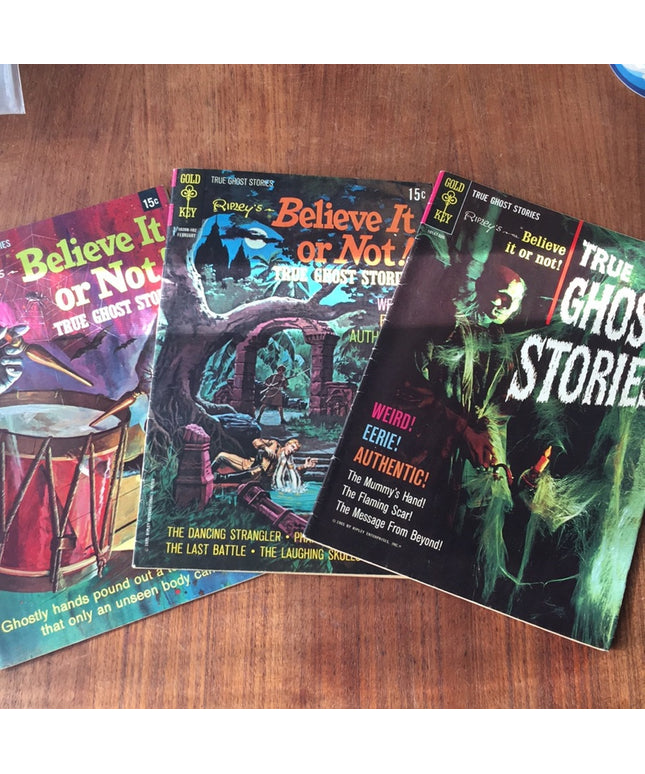 Vintage 1960s Ripleys True Ghost stories Comic lot