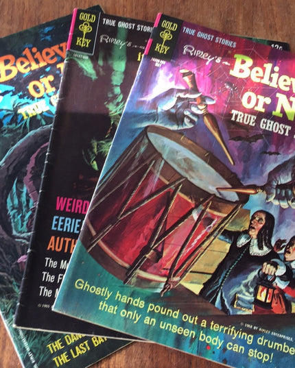 Vintage 1960s Ripleys True Ghost stories Comic lot