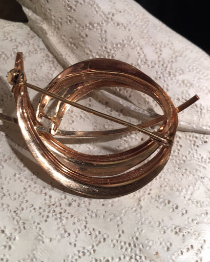 VTG 12k Gold filled Mid Century Fancy brooch