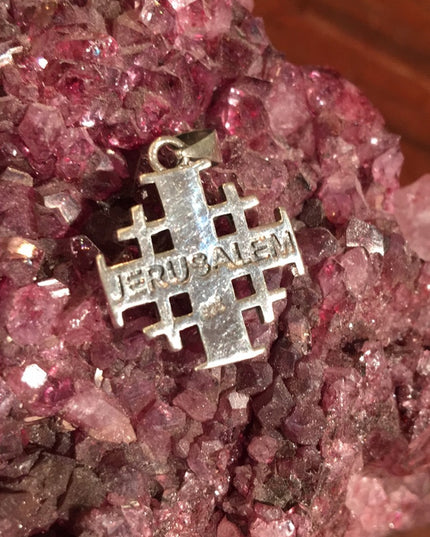 VTG sterling silver Crusaders cross Jerusalem