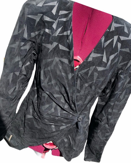 💗 SALE 💗 Vintage Crop Black leather  Jacket