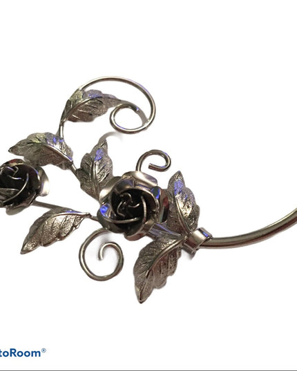 Vintage 1960s Sterling Silver flower 🌸 brooch