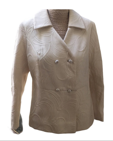 Italian Vintage Modyva Heavy cream winter coat
