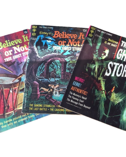 Vintage 1960s Ripleys True Ghost stories Comic lot