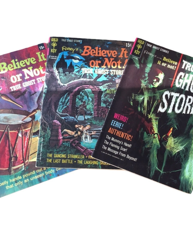 Vintage 1960s Ripleys True Ghost stories Comic lot