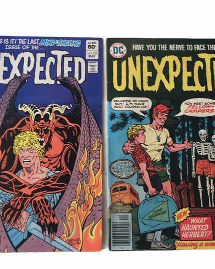 Vintage 1980s Comic book lot DC Unexpected