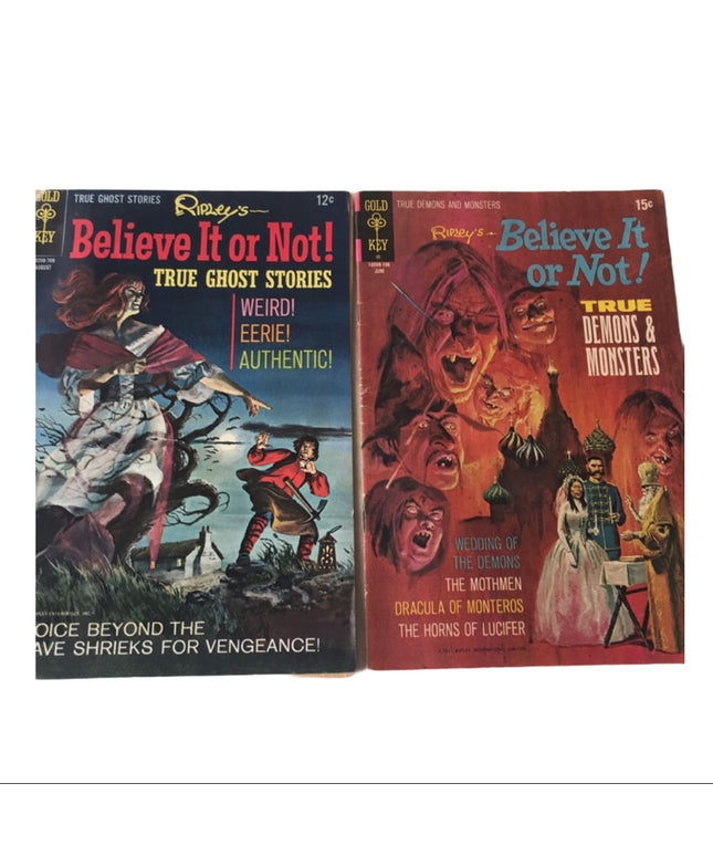 Vintage comic book lot Ripleys X2 pcs 1960s