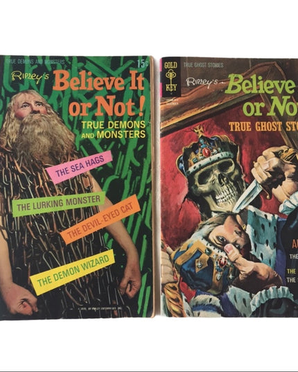 Vintage 1970s Comic book Lot Ripleys x2 pc