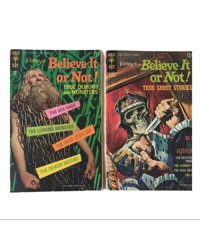 Vintage 1970s Comic book Lot Ripleys x2 pc